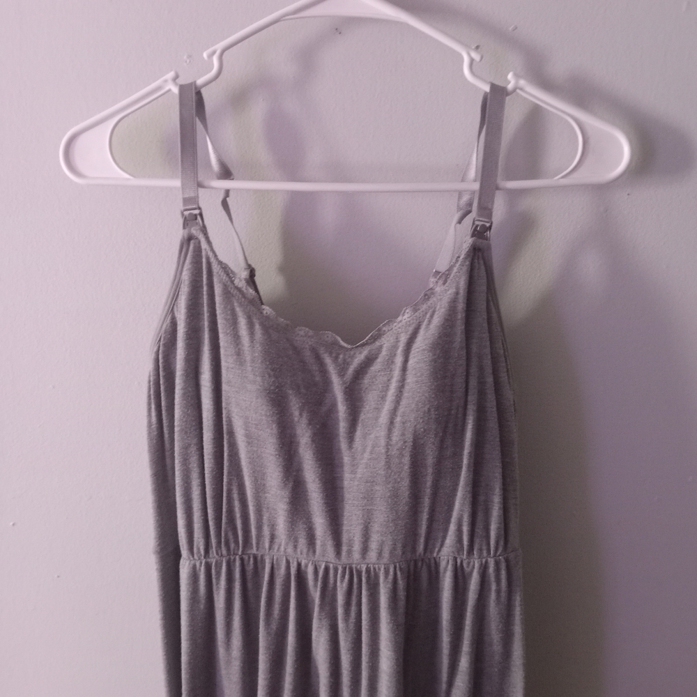 2pc set Nursing Night Gowns